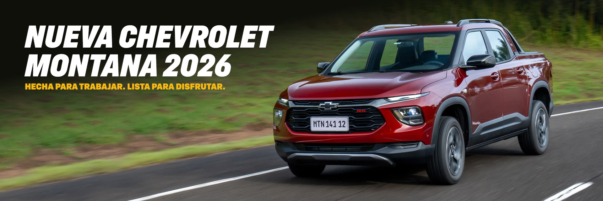 Chevrolet Montana 2026 hero image
